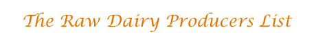 The Raw Dairy Producers List